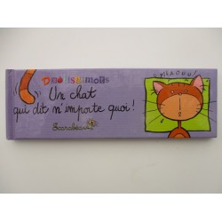 Un chat qui dit n'importe quoi ! Drolissimots - Marypop